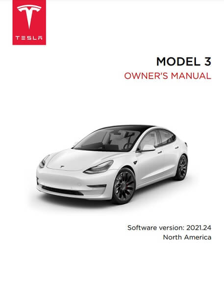 2022 Tesla Model 3 Owner’s Manual Image