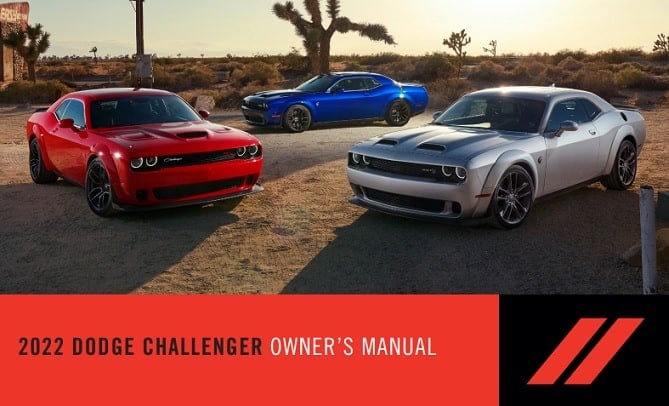 2022 Dodge Challenger Owner’s Manual Image