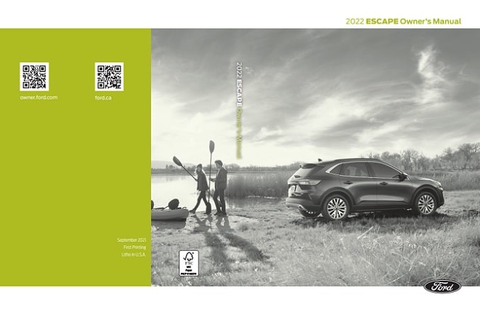 2022 Ford Escape (Kuga) Owner’s Manual Image