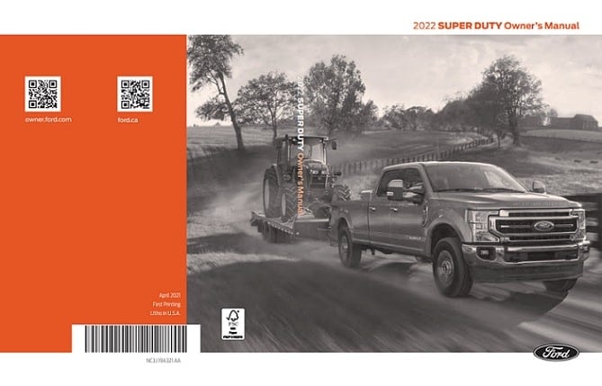 2022 Ford F-250 Owner’s Manual Image