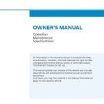 2022 Hyundai Tucson Owner’s Manual Cover