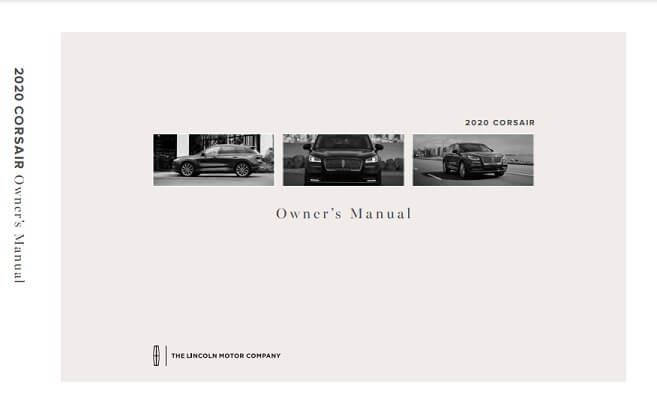 2022 Lincoln Corsair Owner’s Manual Image