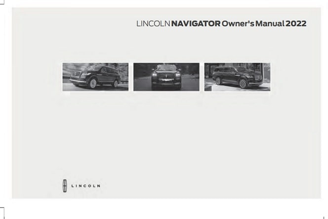 2022 Lincoln Navigator Owner’s Manual Image
