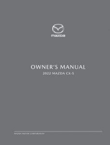 2022 mazda cx 5 premium plus owners manual