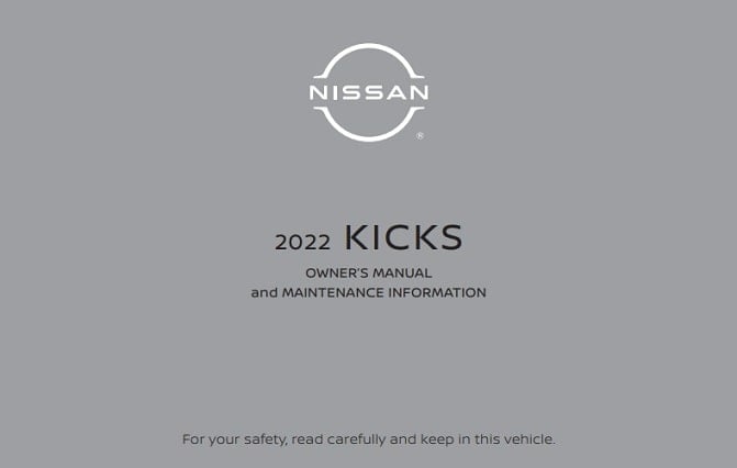2022 Nissan Kicks Owner’s Manual Image