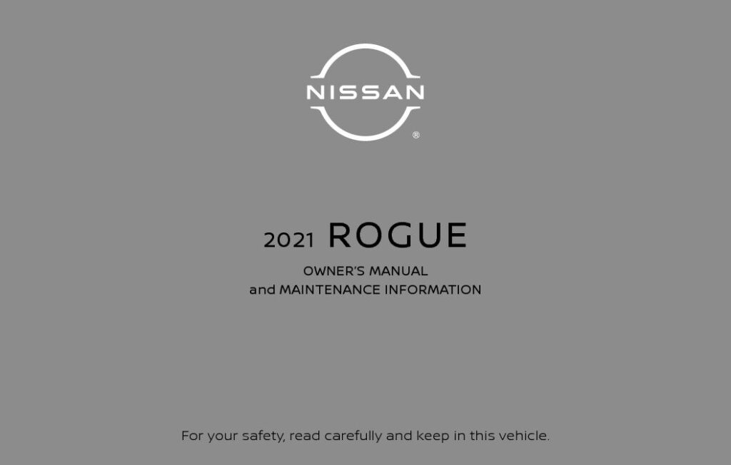 2022 Nissan Rogue Owner’s Manual Image