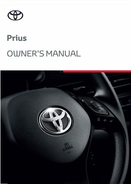 2022 Toyota Prius Owner’s Manual Image