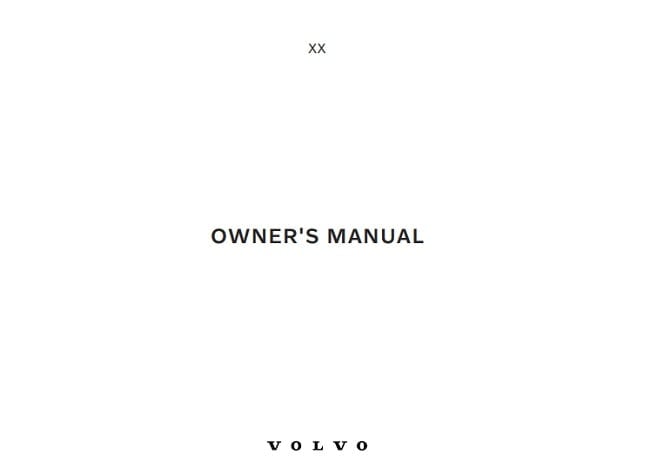 2022 Volvo XC60 Owner’s Manual Image