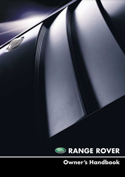 2002 Range Rover Owner’s Manual Image