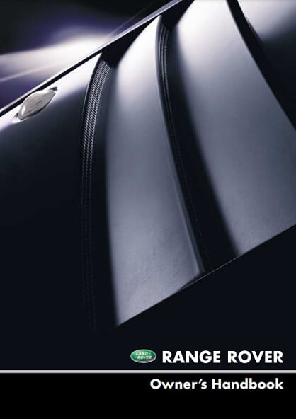 2004 Range Rover Owner’s Manual Image