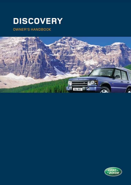 2005 Land Rover Discovery Owner’s Manual Image