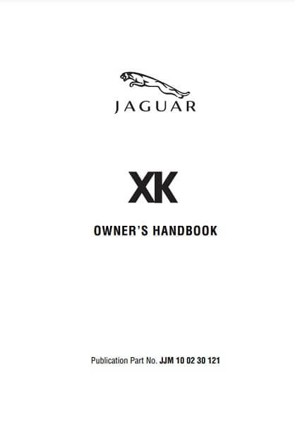 2007 Jaguar XK Owner’s Manual Image