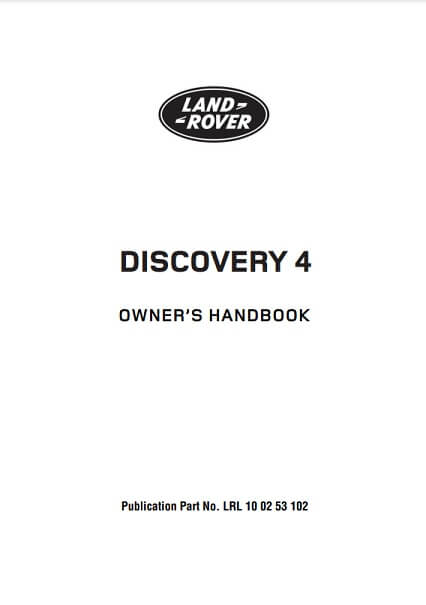 2015 Land Rover Discovery Owner’s Manual Image