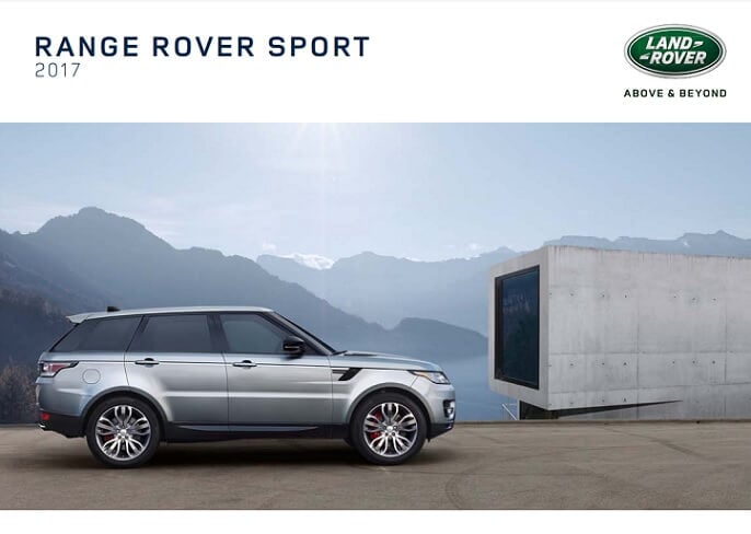 LAND Rover Range Rover Sport Manuale di istruzioni 2016 manuale BA 