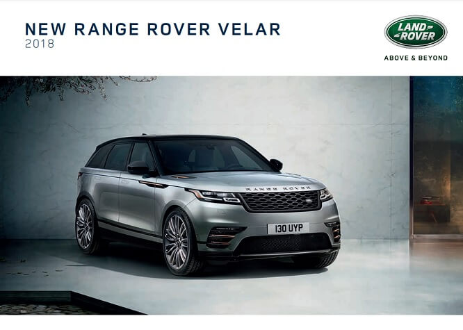 2017 Range Rover Velar Owner’s Manual Image