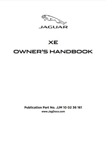 2018 Jaguar XE Owner’s Manual Image