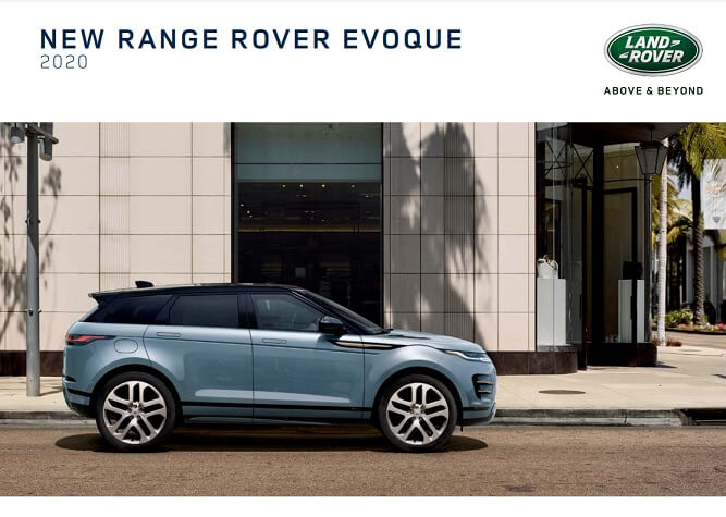 2018 Range Rover Evoque Owner’s Manual Image