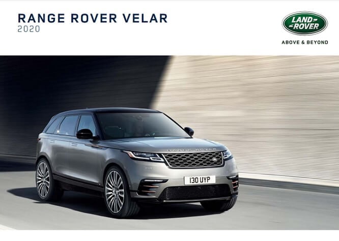 2019 Range Rover Velar Owner’s Manual Image