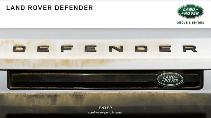 2020 Land Rover Defender Owner’s Manual Image