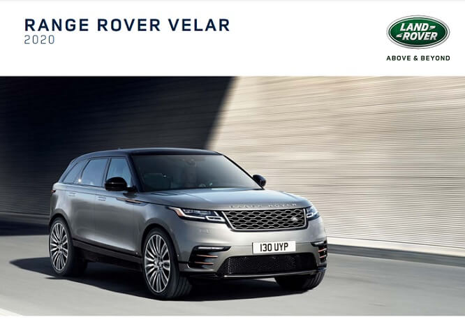 2022 Range Rover Velar Owner’s Manual Image