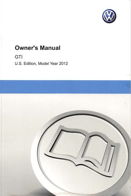 2012 Volkswagen Golf GTI Owner’s Manual Image