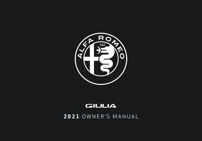 2021 Alfa Romeo Giulia Owner’s Manual Image