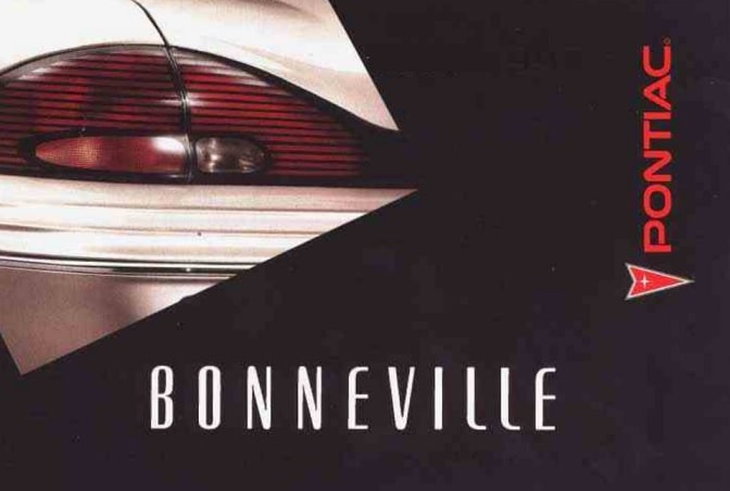 1998 Pontiac Bonneville Owner’s Manual Image