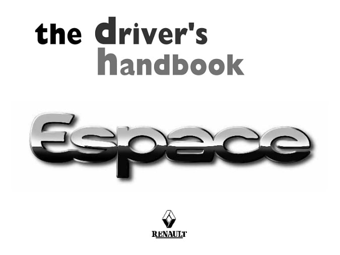 2000 Renault Espace Owner’s Manual Image