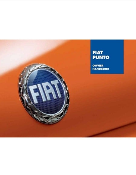 2002 Fiat Punto Owner’s Manual Image