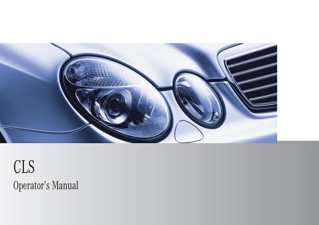 2004 Mercedes Benz CLS-Class Owner’s Manual Image