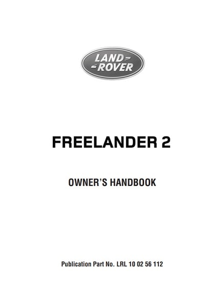 2006 Land Rover Freelander Owner’s Manual Image