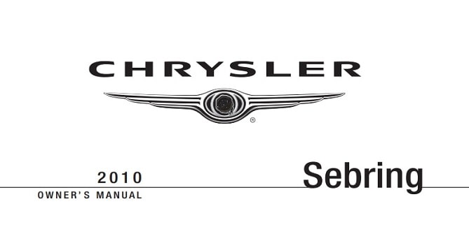 2009 Chrysler Sebring Owner’s Manual Image
