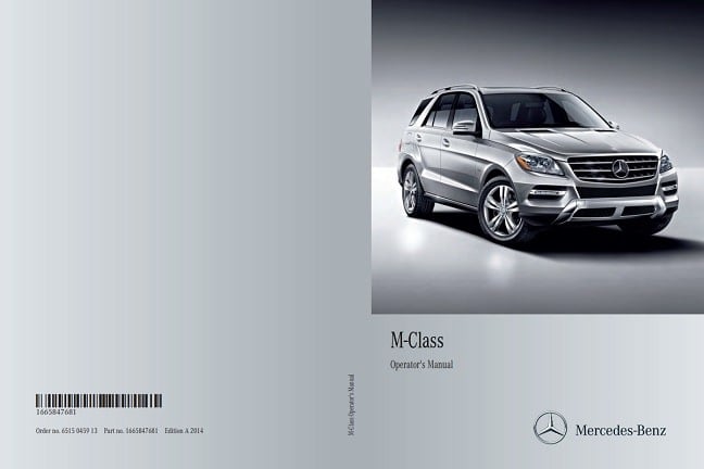 2011 Mercedes Benz M-Class Owner’s Manual Image