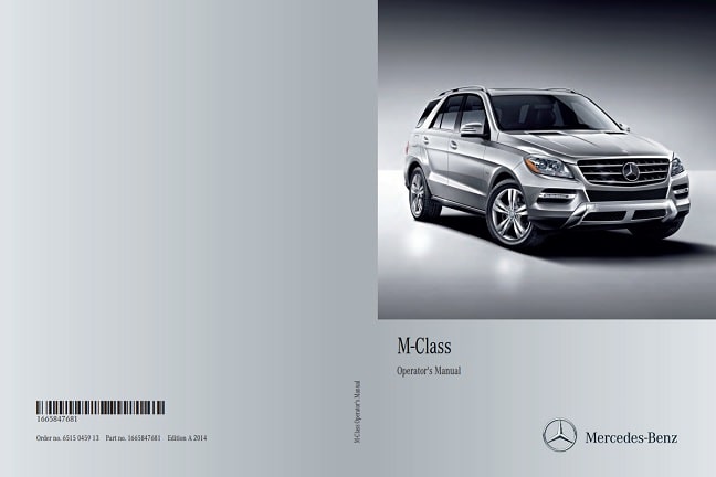 2012 Mercedes Benz M-Class Owner’s Manual Image