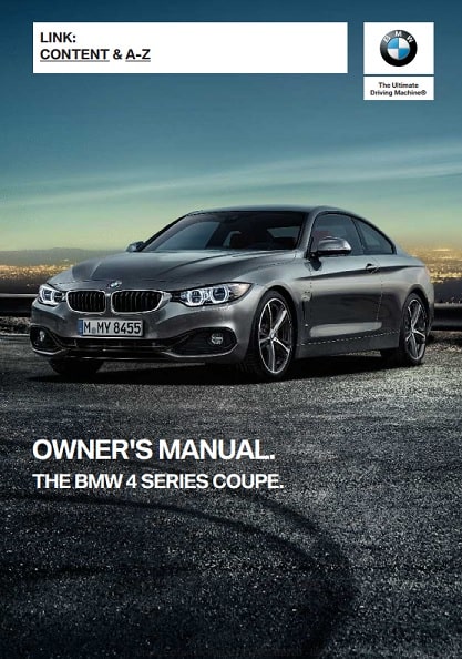 2013 BMW 4 Series Owner’s Manual Image