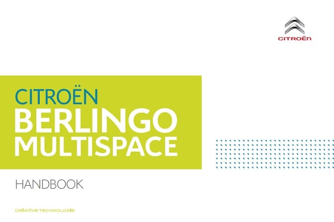 2013 Citroen Berlingo Owner’s Manual Image