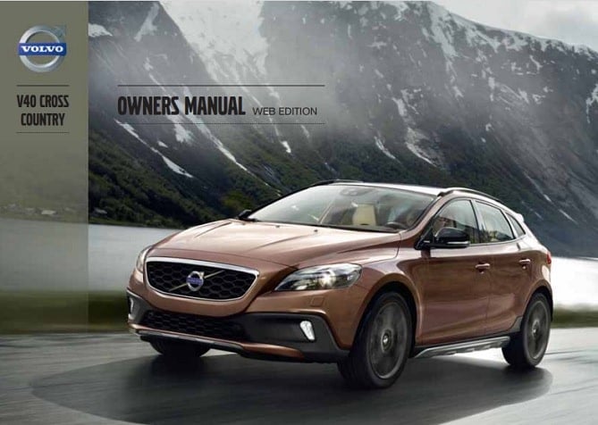 2013 Volvo V40 Cross Country Owner’s Manual Image