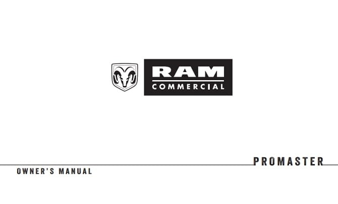 2014 Ram ProMaster Owner’s Manual Image