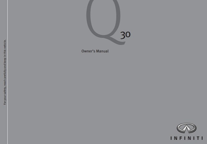 2015 Infiniti Q30 Owner’s Manual Image