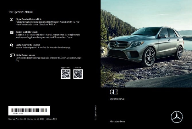 2015 Mercedes Benz GLE-Class Owner’s Manual Image