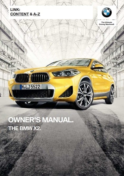 2017 BMW X2 Owner’s Manual Image