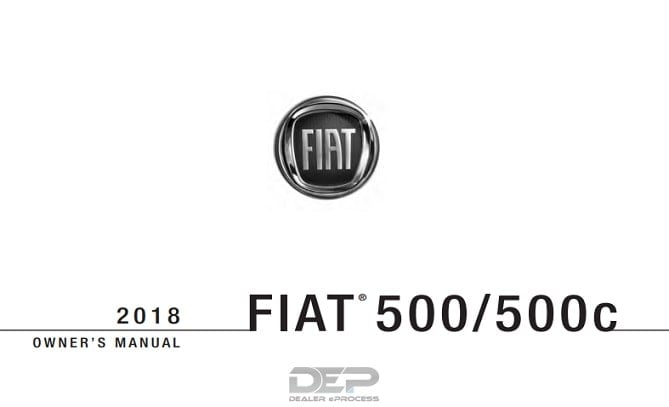 2017 Fiat 500 Owner’s Manual Image