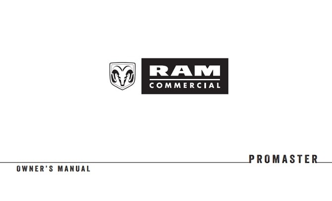 2017 Ram ProMaster Owner’s Manual Image