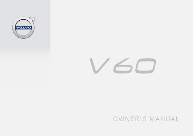 2017 Volvo V60 Owner’s Manual Image