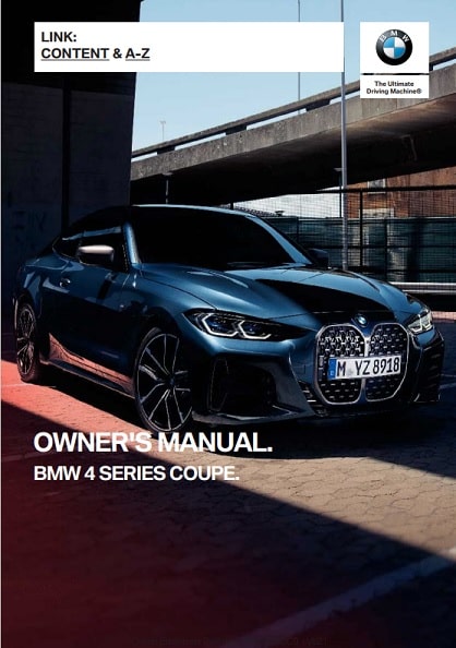 2022 BMW 4 Series Owner’s Manual Image