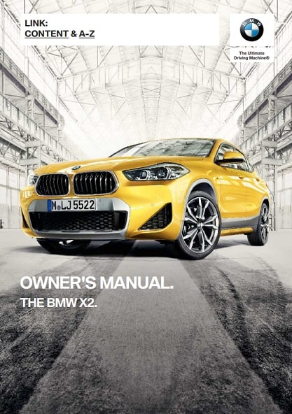 2022 BMW X2 Owner’s Manual Image