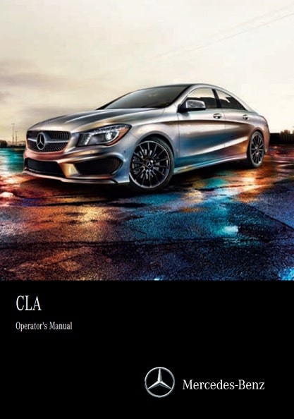 2016 Mercedes Benz CLA Coupe Owner’s Manual Image