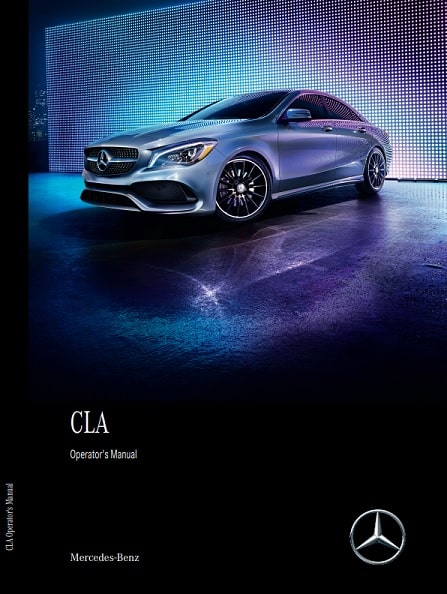 2019 Mercedes Benz CLA Coupe Owner’s Manual Image