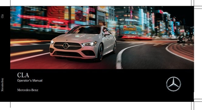 2020 Mercedes Benz CLA Coupe Owner’s Manual Image