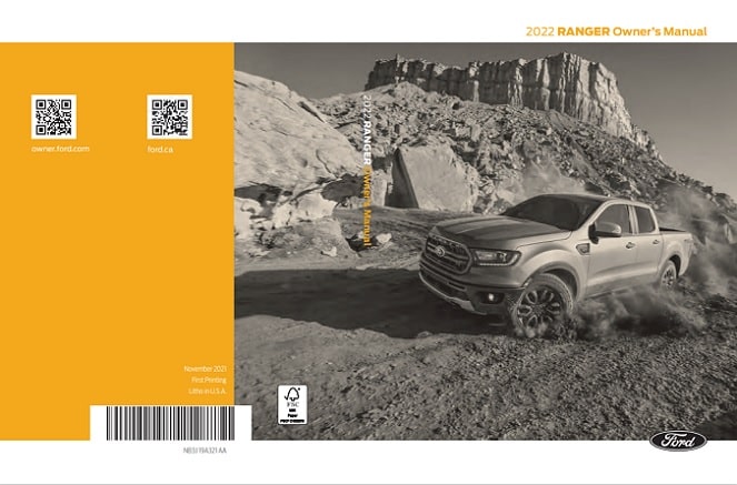 2022 Ford Ranger Owner’s Manual Image